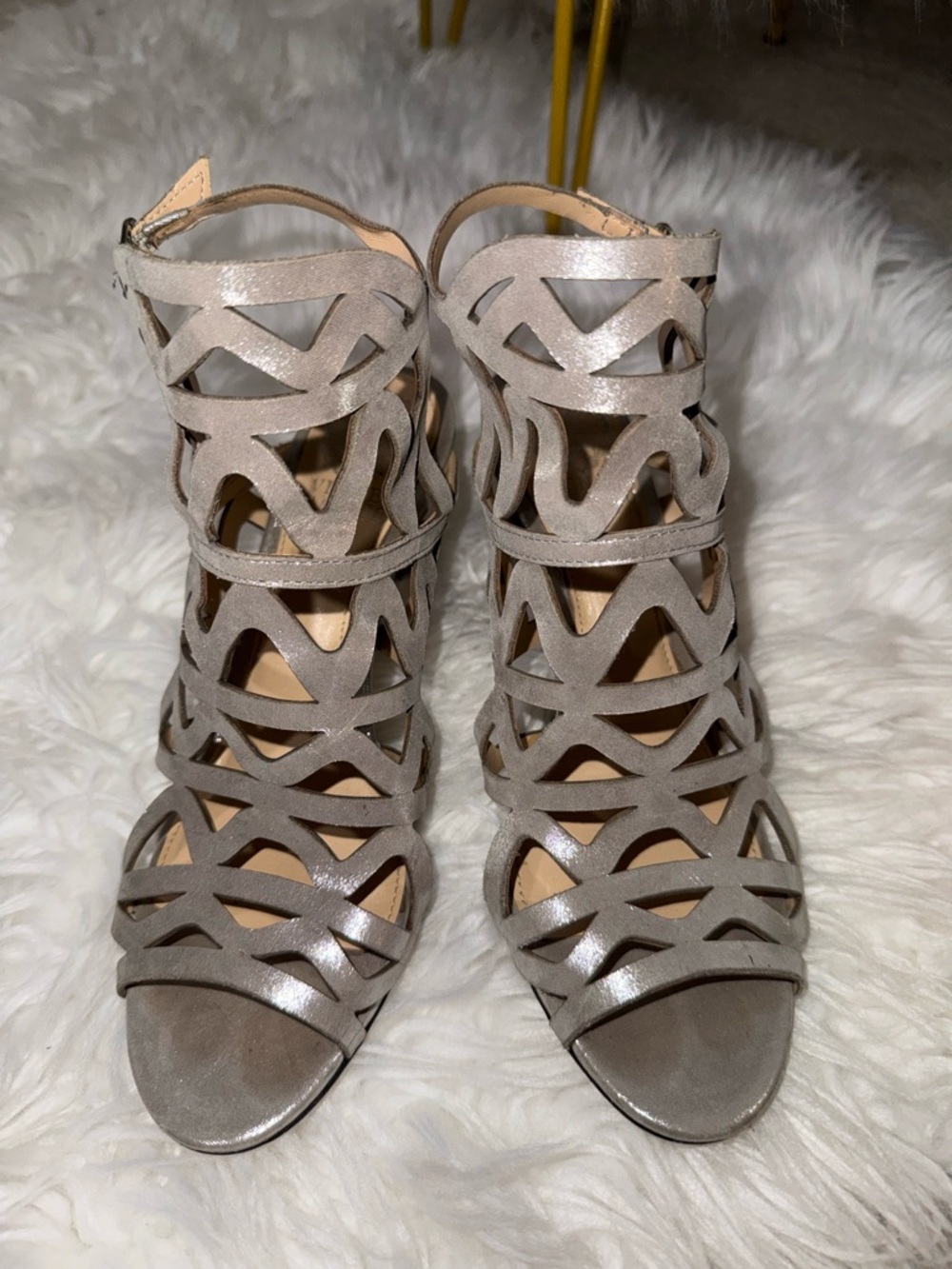 Women’s leather gladiator High Heel Sandals